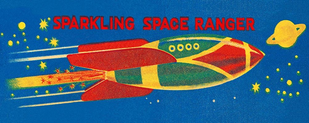 Sparkling Space Ranger art print by Retrorocket for $57.95 CAD