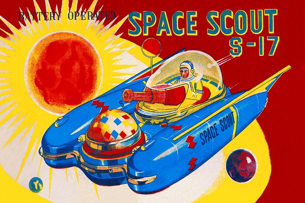 Space Scout S-17 art print by Retrorocket for $57.95 CAD