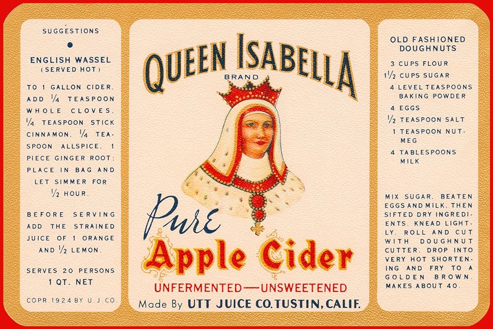 Queen Isabella Pure Apple Cider art print by Retrolabel for $57.95 CAD