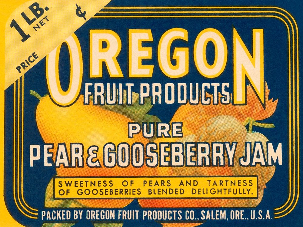 Pure Pear and Gooseberry Jam art print by Retrolabel for $57.95 CAD