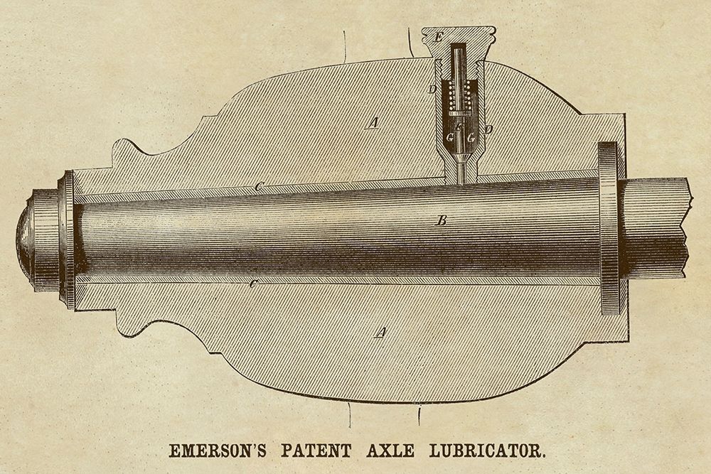 Emersons Patent Axel Lubricator art print by Inventions for $57.95 CAD