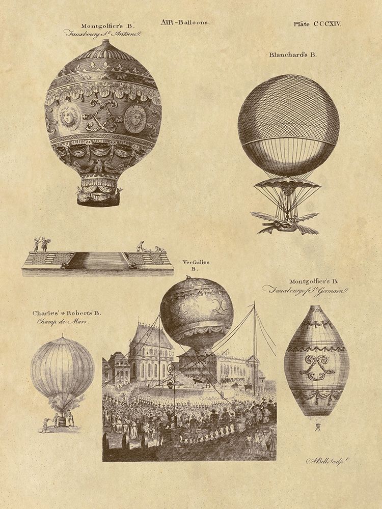Air Balloons art print by Inventions for $57.95 CAD