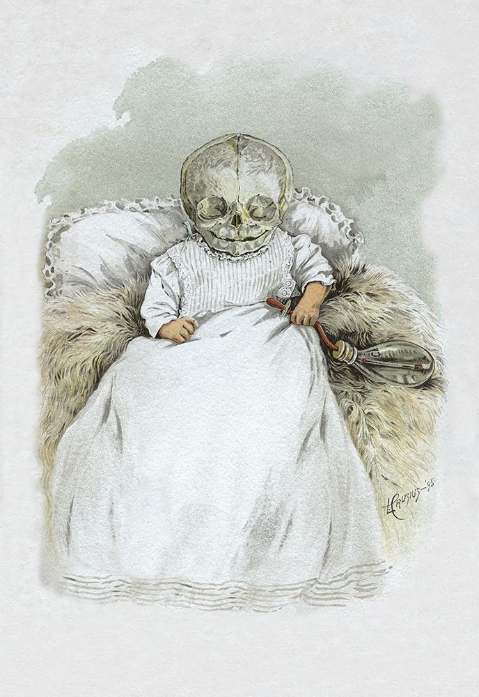 Death in Swaddling Clothing art print by Frusius for $57.95 CAD