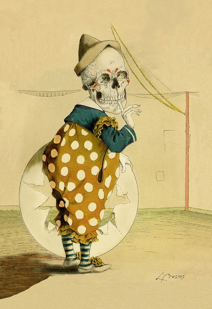 Death Amuses Us art print by Frusius for $57.95 CAD