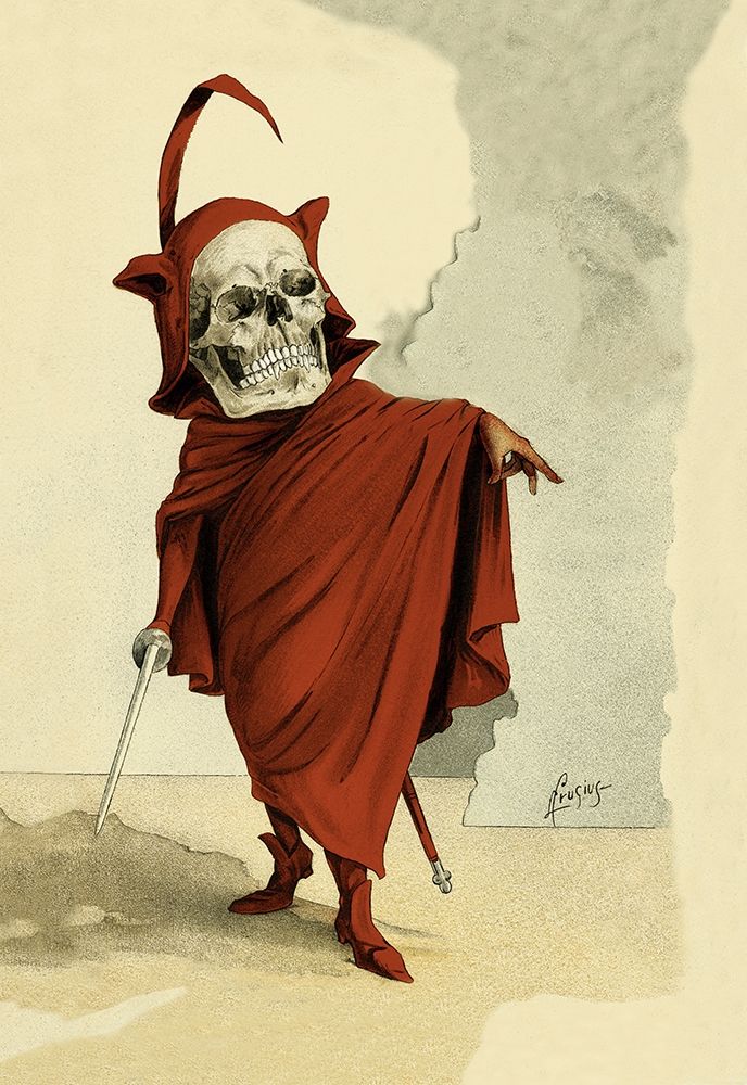 Red Death art print by Frusius for $57.95 CAD