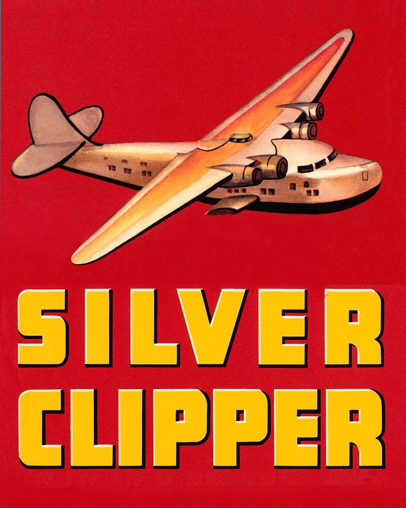Silver Clipper Crate Label art print by Retrotravel for $57.95 CAD