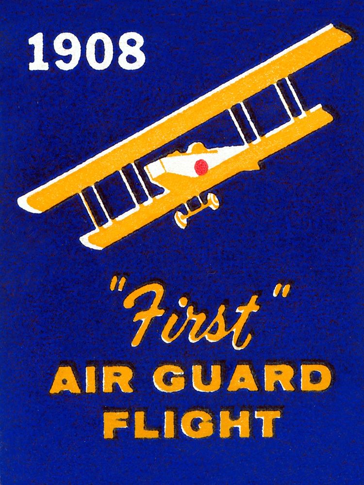1908 First Air Guard Flight art print by Retrotravel for $57.95 CAD