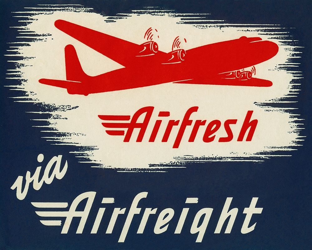 Airfresh via Airfreight art print by Retrotravel for $57.95 CAD