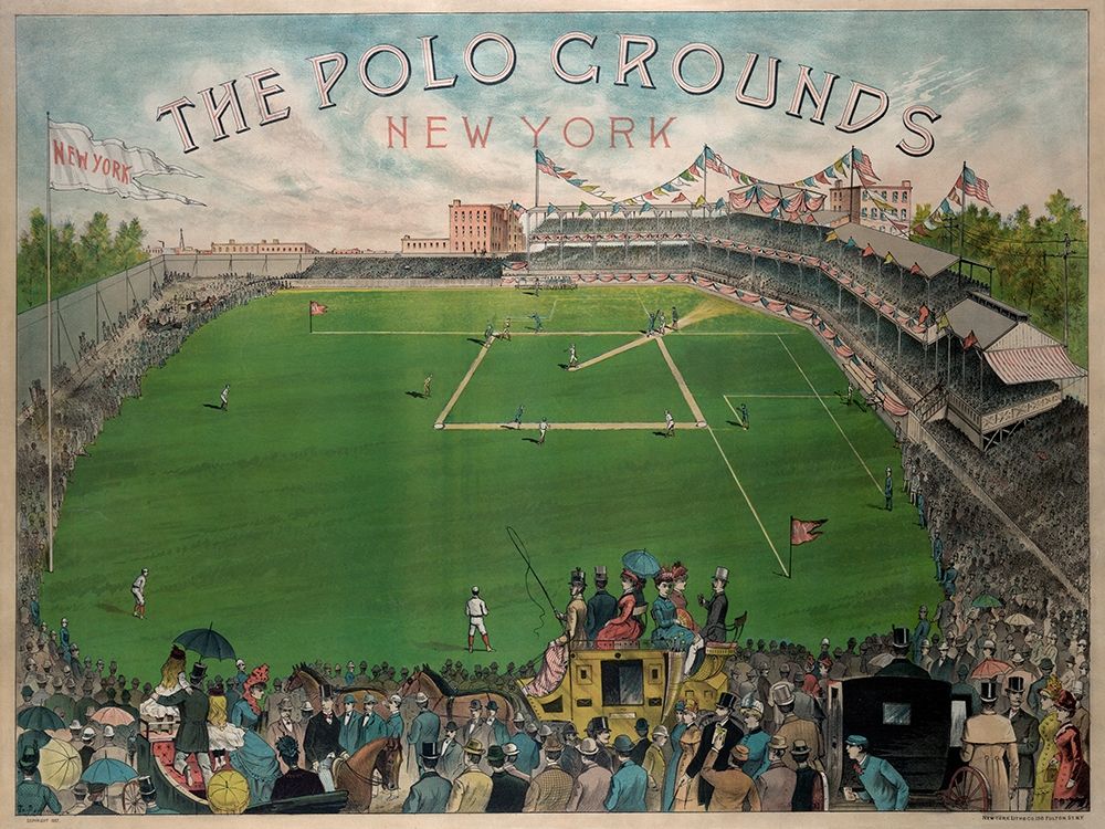 New York Polo Grounds art print by Vintage Sports for $57.95 CAD