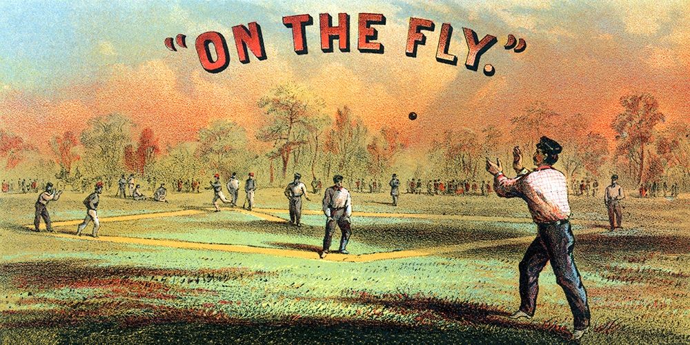 On the fly art print by Vintage Sports for $57.95 CAD