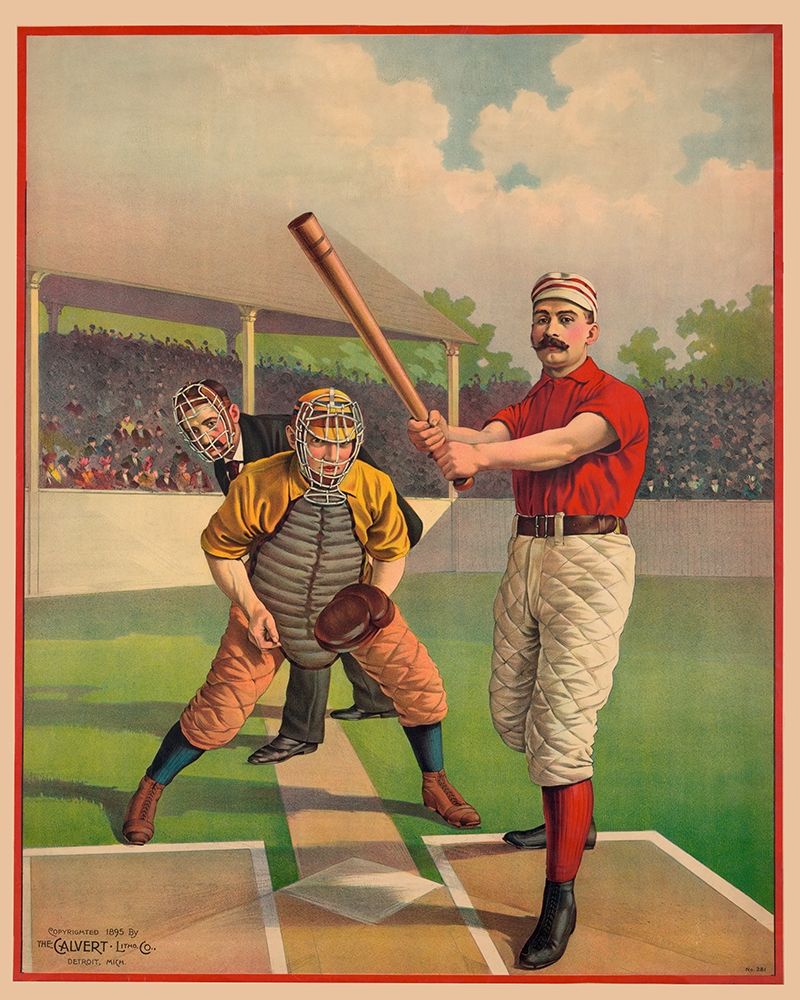 Ready for the Pitch art print by Vintage Sports for $57.95 CAD