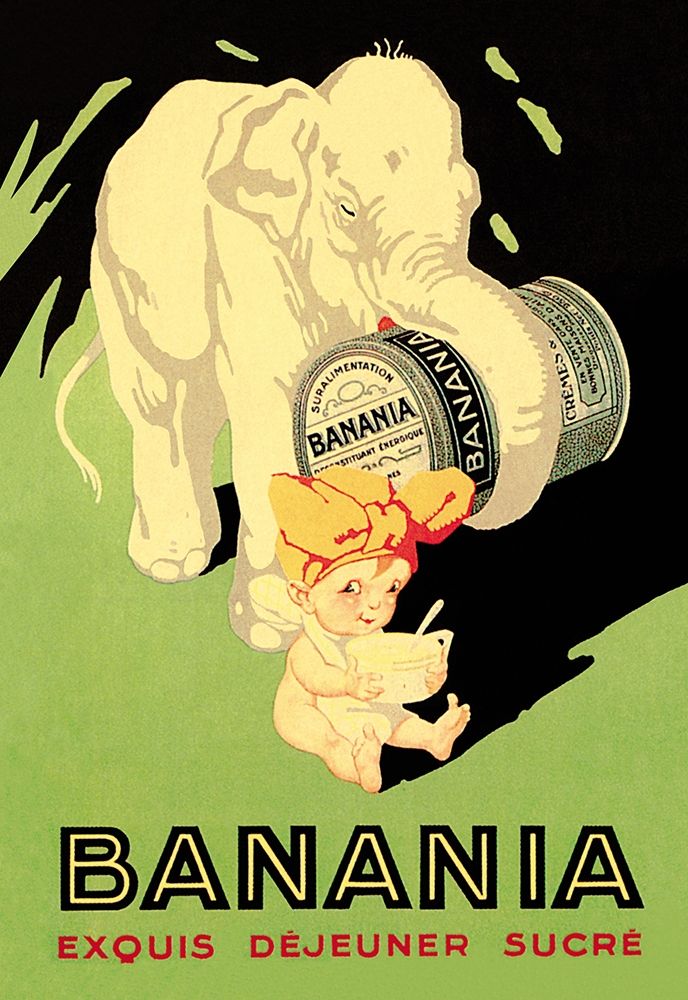 Banania Exquis Dejeuner Sucre art print by Vintage Elephant for $57.95 CAD
