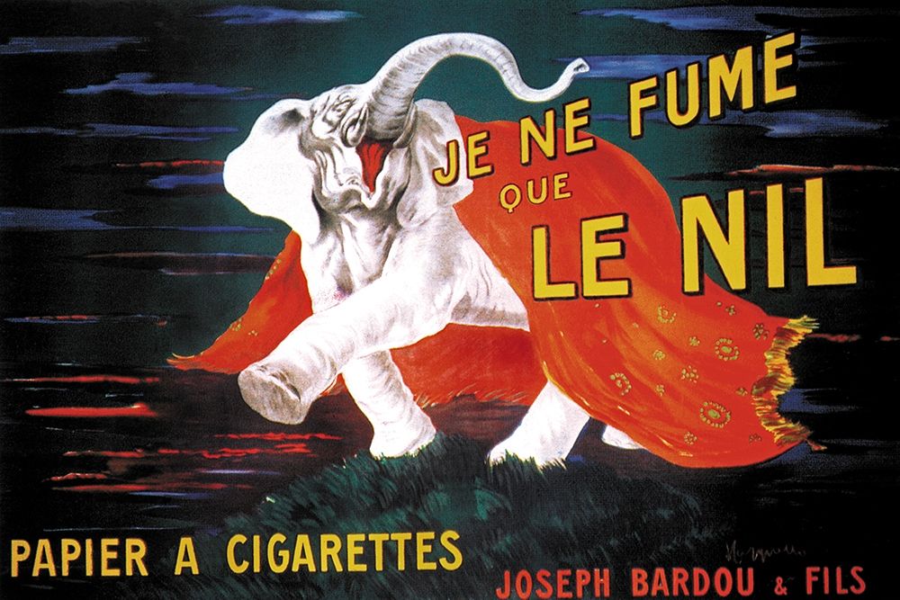 Je Ne Fume Que Le Nil art print by Vintage Elephant for $57.95 CAD