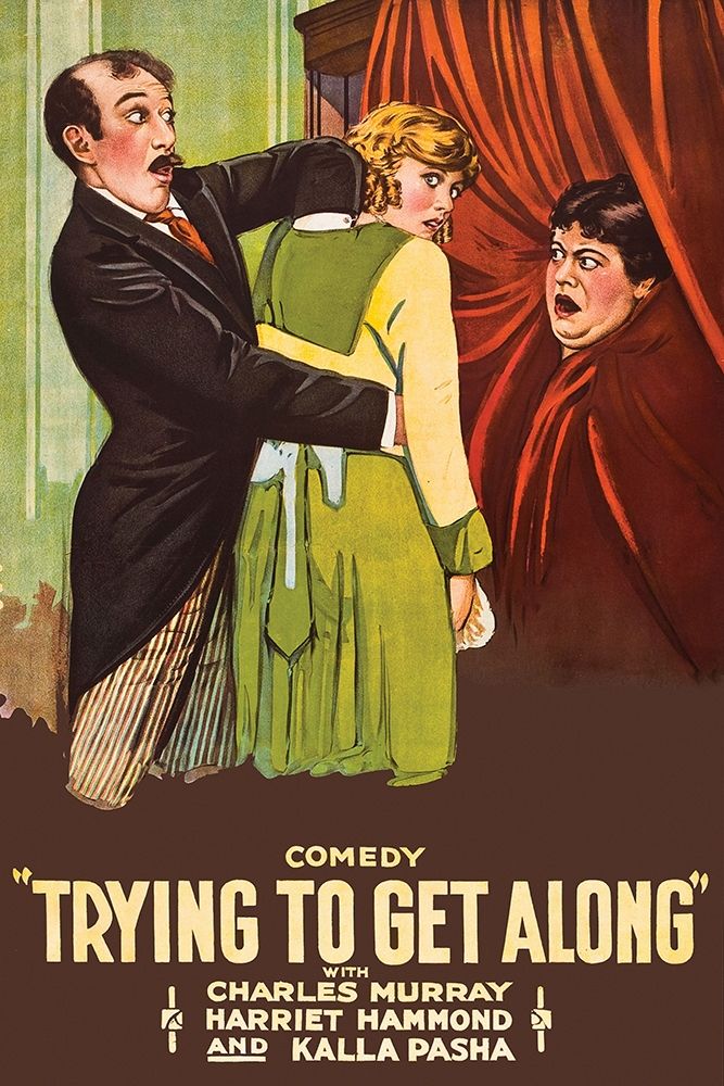 Trying to get along art print by Unknown 20th Century American Illustrator for $57.95 CAD