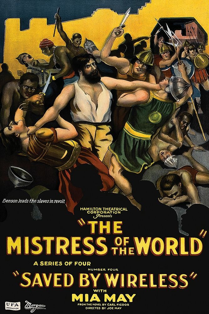 Movie Poster: The Mistress of the World art print by Unknown 20th Century American Illustrator for $57.95 CAD