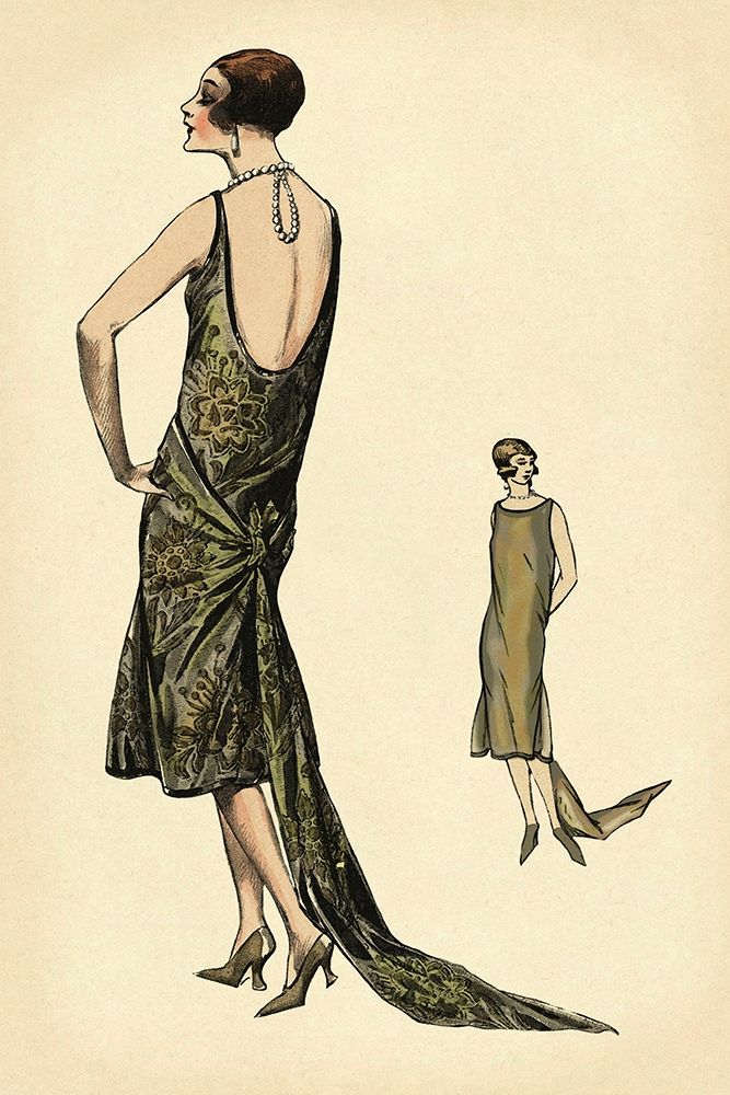 In Pearls art print by Vintage Fashion for $57.95 CAD