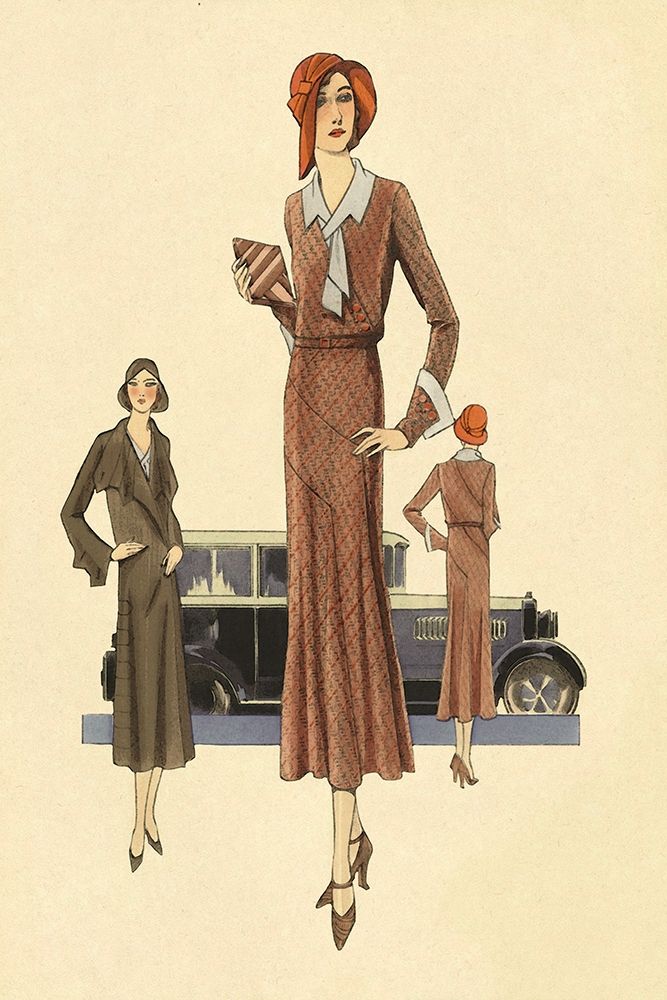 Outfit for a Day Trip art print by Vintage Fashion for $57.95 CAD