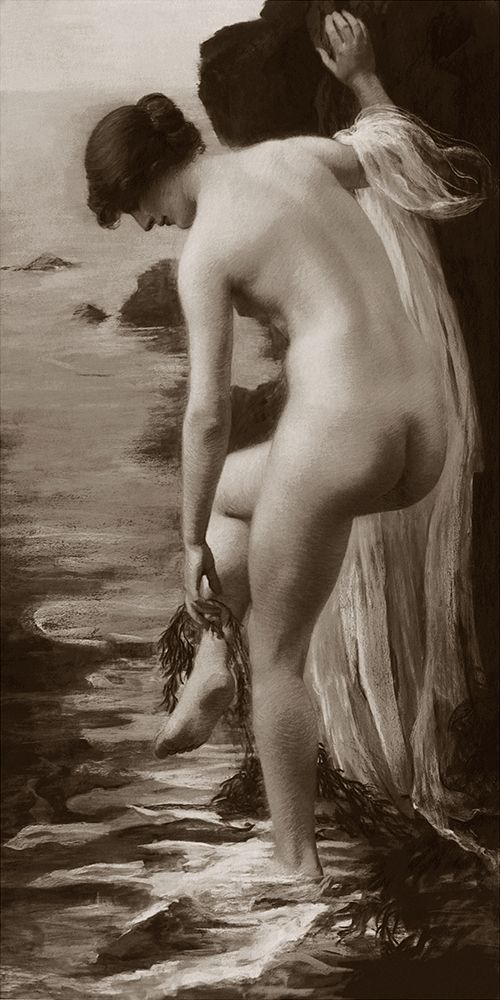 Salt Water Bath art print by Vintage Nudes for $57.95 CAD