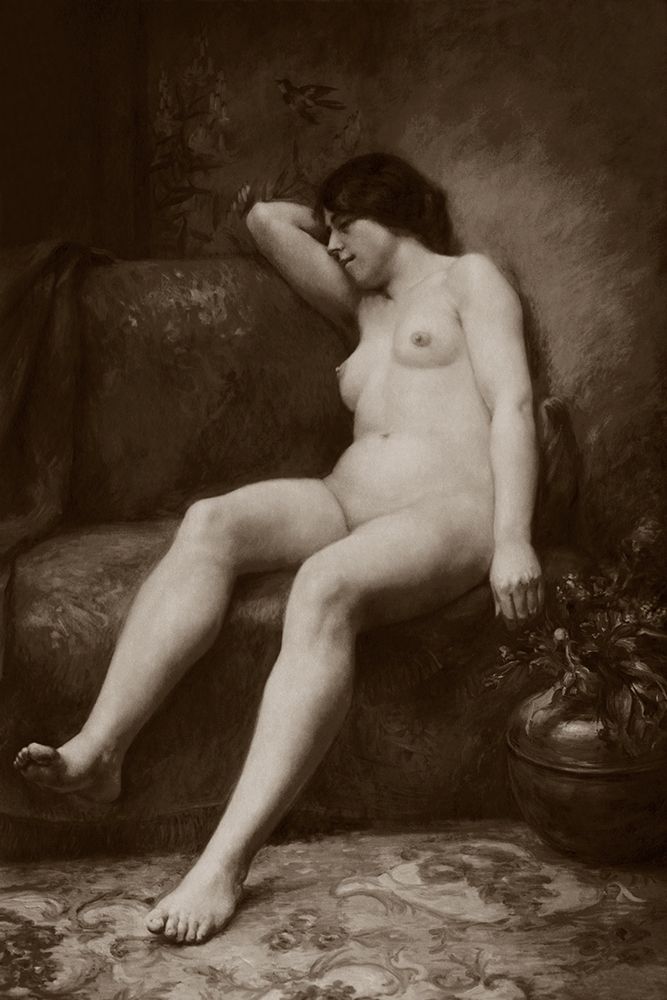 The Siesta art print by Vintage Nudes for $57.95 CAD
