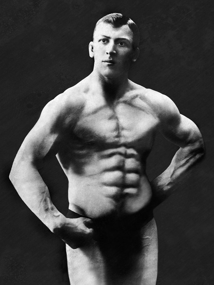 Perfect Abs art print by Vintage Muscle Men for $57.95 CAD