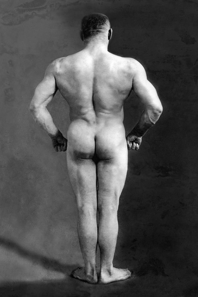 Bodybuilders Back art print by Vintage Muscle Men for $57.95 CAD