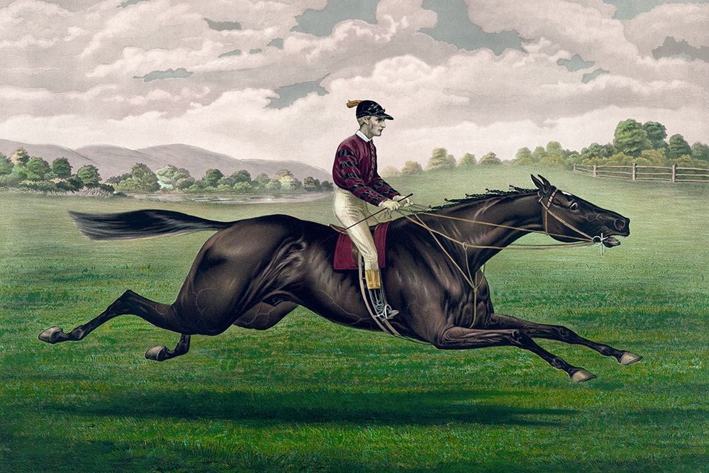 Parole: brown gelding, by Imp. Leamington, dam Maiden by Lexington art print by Currier and Ives for $57.95 CAD