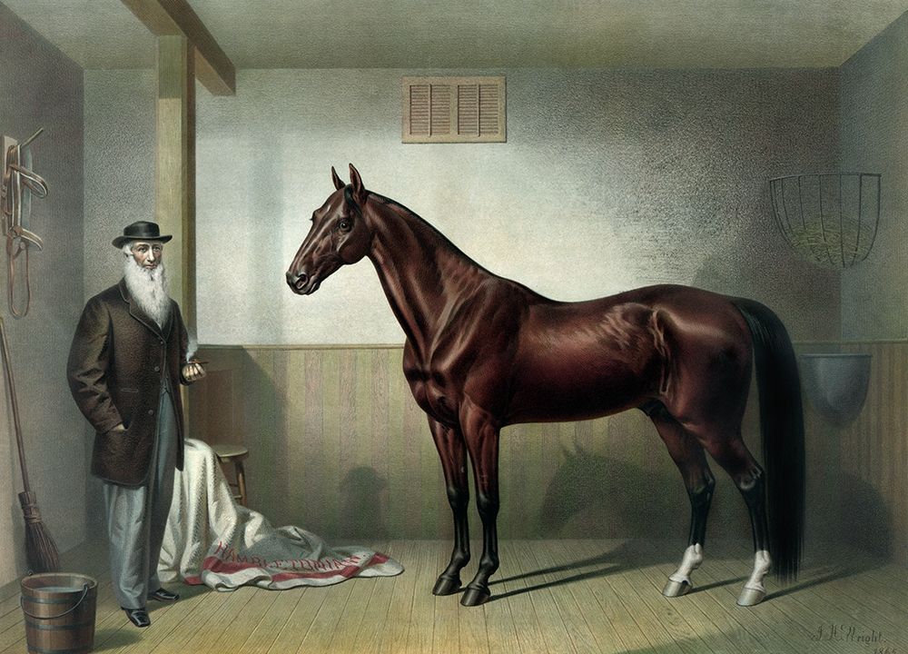 Rysdyks Hambletonian art print by Currier and Ives for $57.95 CAD
