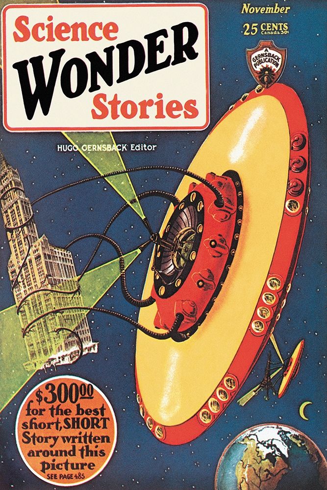 Retrosci-fi: Science Wonder Stories: Invasion of the Landmark Snatchers art print by Frank R. Paul for $57.95 CAD