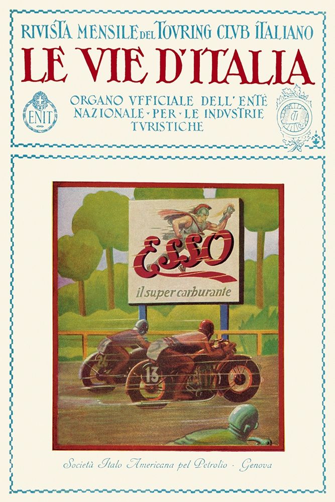 Esso - The Road of Italy art print by Unknown for $57.95 CAD