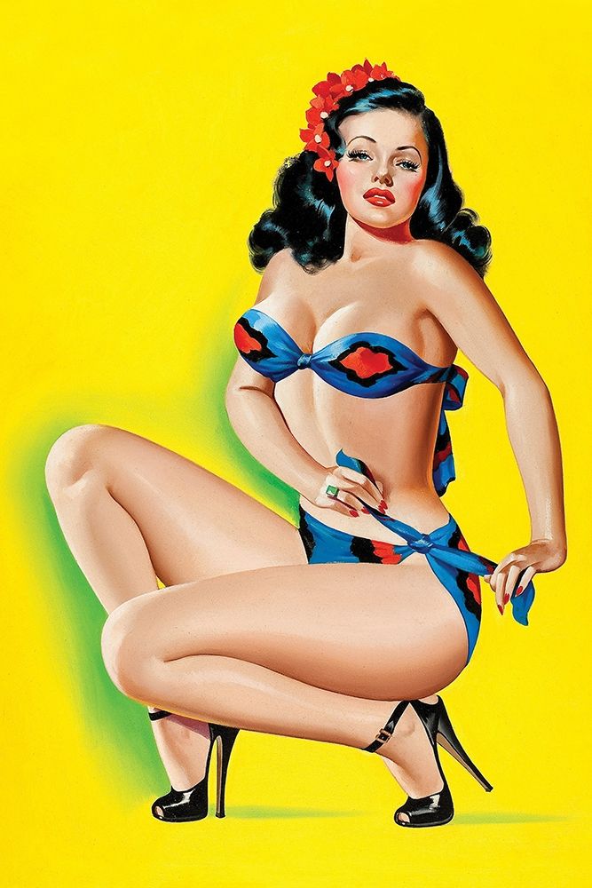 Beauty Parade Magazine: Pinup in a Bikini art print by Peter Driben for $57.95 CAD
