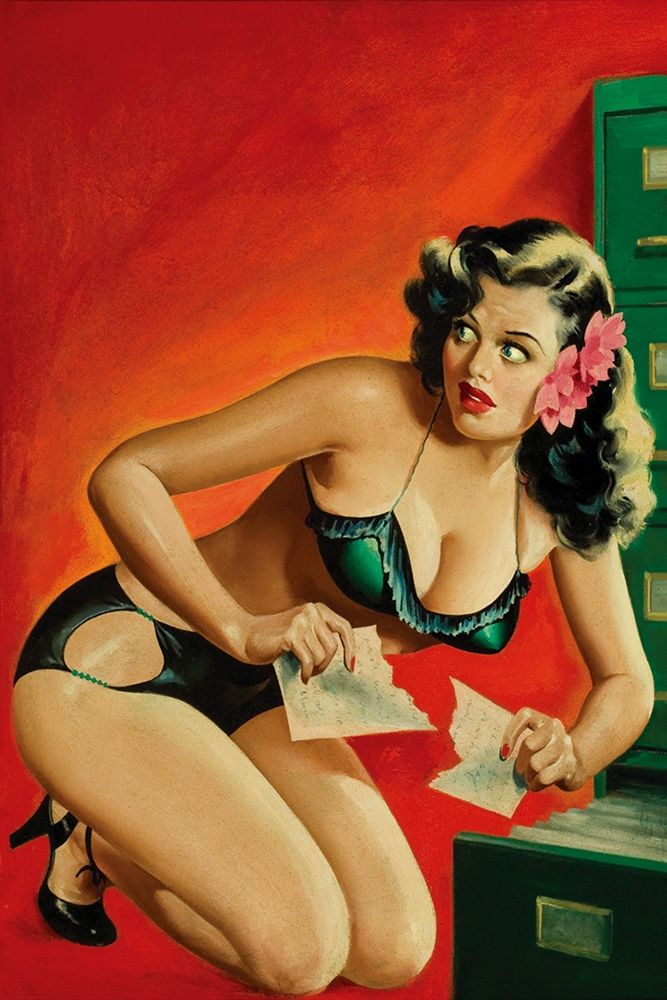 Special Detective Pulp Cover: Evidence art print by Peter Driben for $57.95 CAD