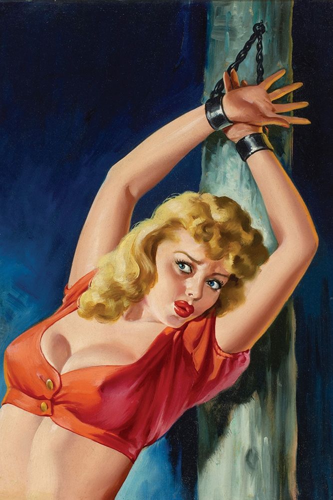 Pulp Cover - The Captive art print by Peter Driben for $57.95 CAD