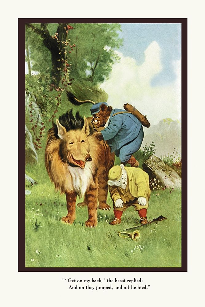 Teddy Roosevelts Bears: Get On My Back art print by R.K. Culver for $57.95 CAD