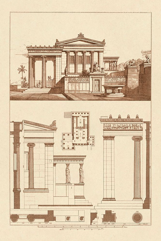 The Erechtheum at Athens art print by J. Buhlmann for $57.95 CAD