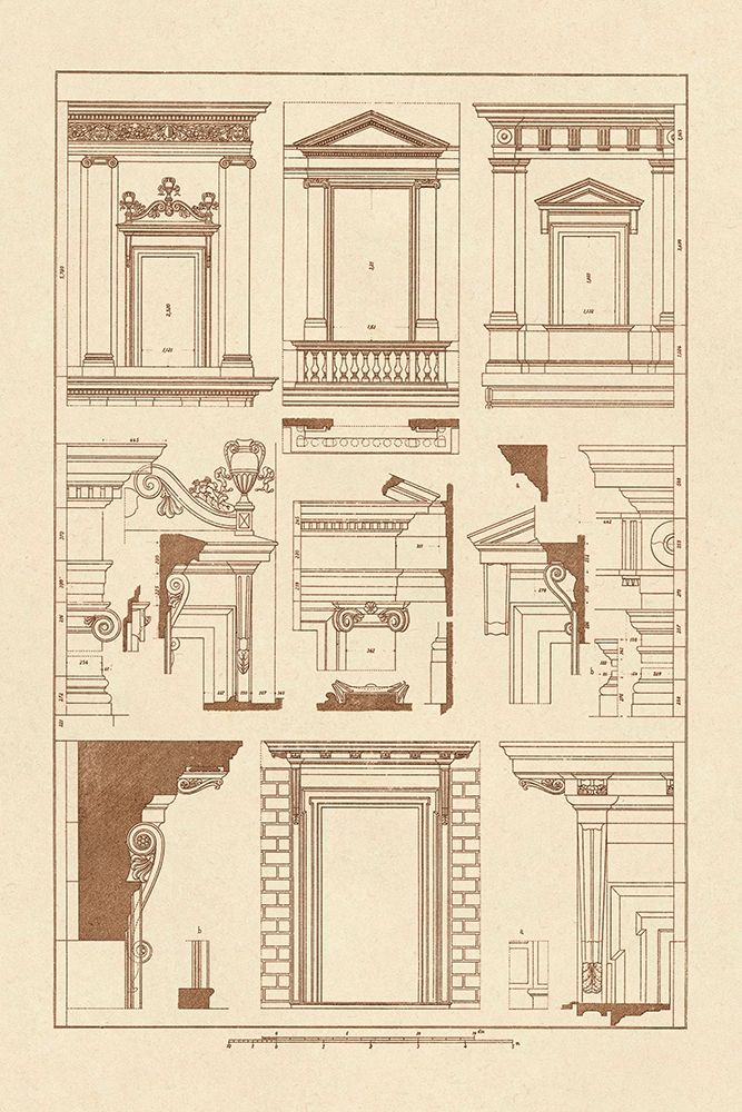 Windows of Palazzo Non Finito, Palace and House at Rome art print by J. Buhlmann for $57.95 CAD