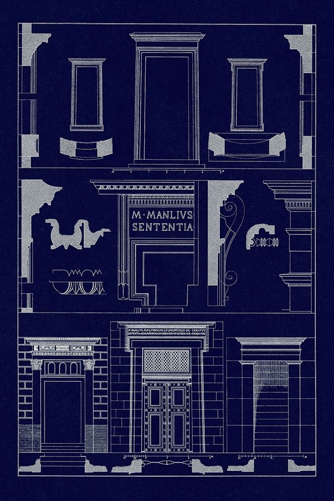 Doorways (Blueprint) art print by J. Buhlmann for $57.95 CAD