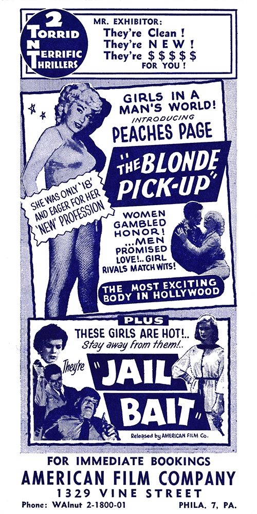 Vintage Vices: Blonde Pick-Up and Jail Bait art print by Vintage Vices for $57.95 CAD
