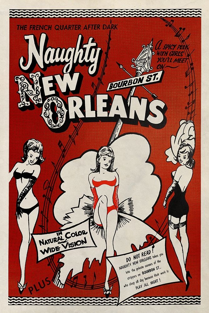 Vintage Vices: Naughty New Orleans art print by Vintage Vices for $57.95 CAD