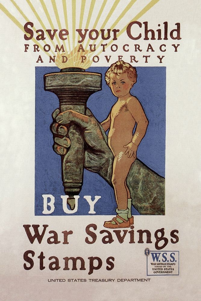 WWI: Save Your Child art print by Herbert A. Paus for $57.95 CAD