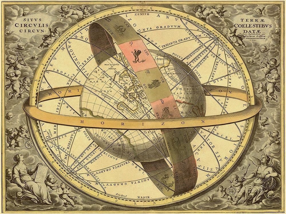 Maps of the Heavens: Circulis Coelestibus art print by Andreas Cellarius for $57.95 CAD