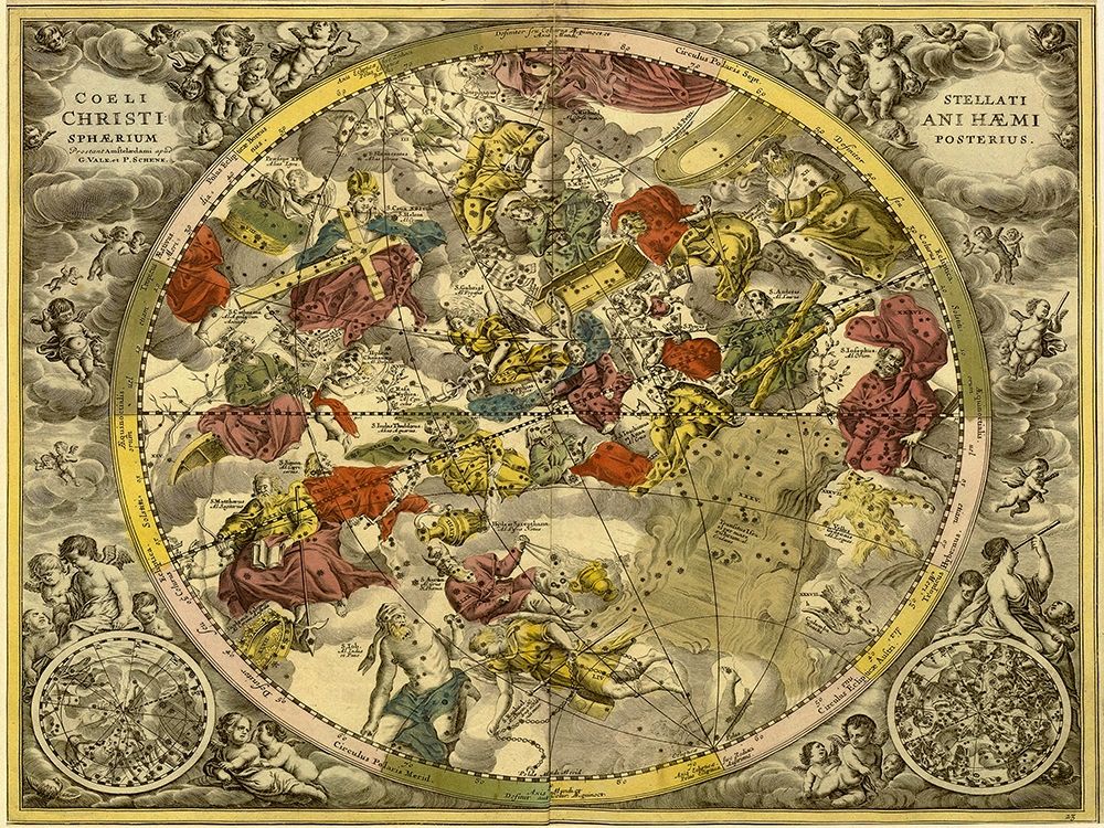 Maps of the Heavens: Coelistellati Christianihaemi art print by Andreas Cellarius for $57.95 CAD