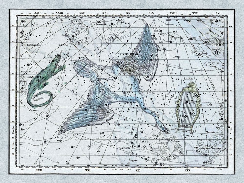 Maps of the Heavens: The Swan in the Milkyway art print by Alexander Jamieson for $57.95 CAD