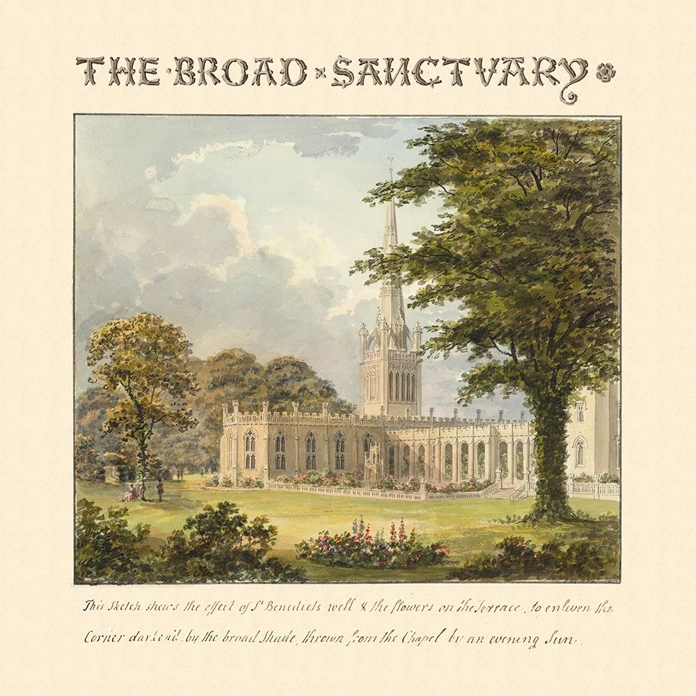 The Broad Sanctuary, 1813 art print by Humphry Repton for $57.95 CAD