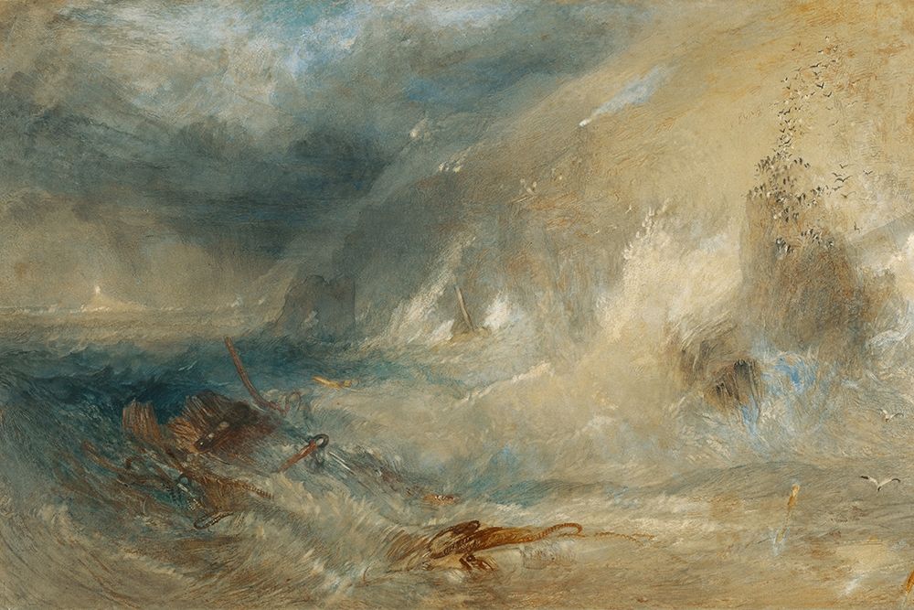 Long Ships Lighthouse, Lands End art print by Joseph Mallord William Turner for $57.95 CAD