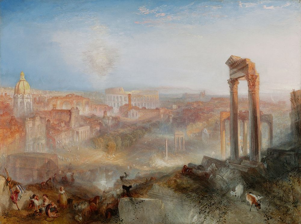 Modern Rome - Campo Vaccino art print by Joseph Mallord William Turner for $57.95 CAD