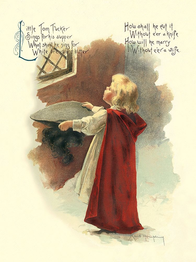 Nursery Rhymes: Little Tom Tucker art print by Maud Humphrey for $57.95 CAD