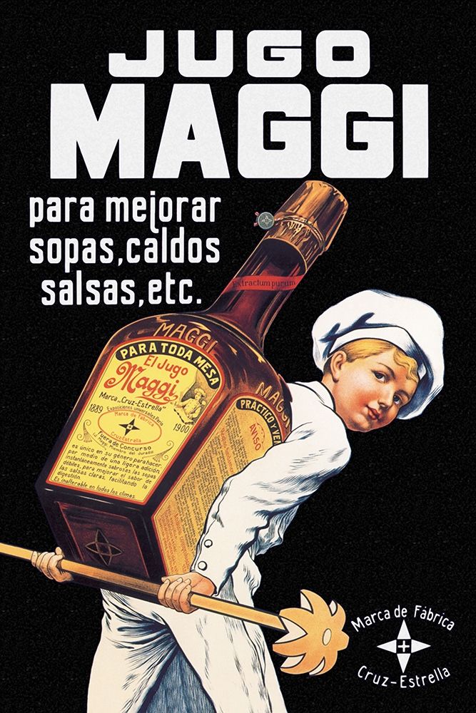 Cooks: Jugo Maggi art print by Advertisement for $57.95 CAD