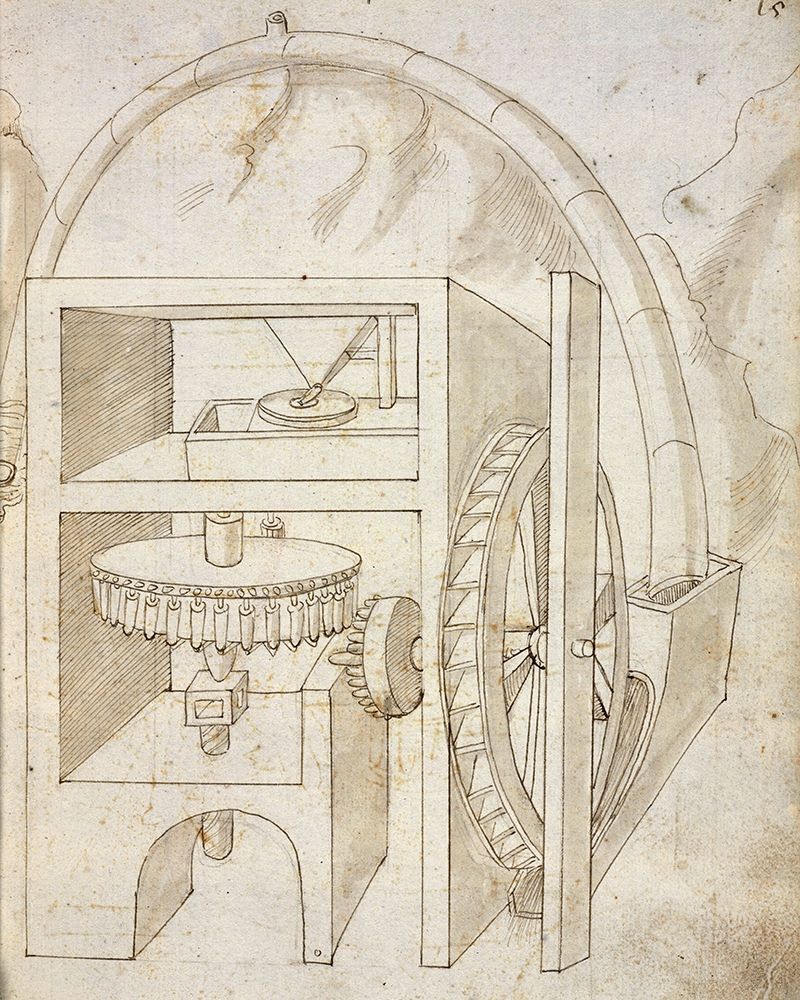 Folio 15: mill art print by Francesco di Giorgio Martini for $57.95 CAD