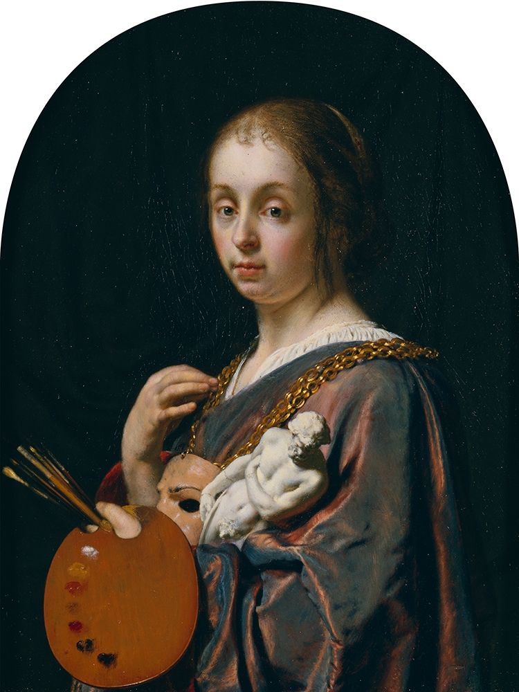 Pictura (An Allegory of Painting) art print by Frans van Mieris for $57.95 CAD