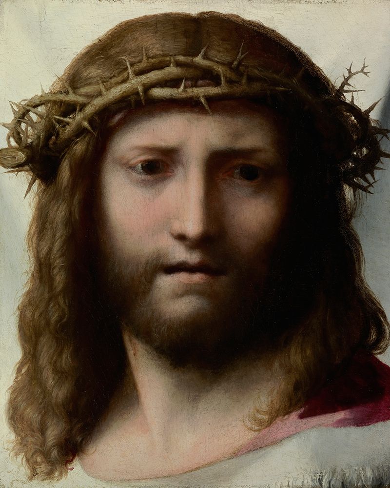 Head of Christ art print by Antonio Allegri for $57.95 CAD